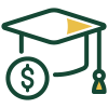 icon representing discounts available for the nursing programs at Felician University only